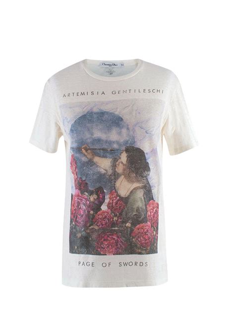 Dior x Sarah Shipman Page of Swords Printed T